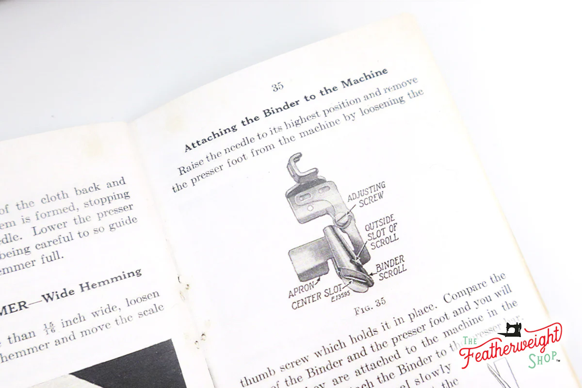 Manual, Singer Featherweight 221 (New) - Image 3