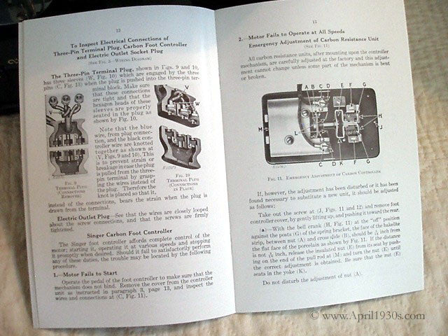 Manual, ADJUSTER'S for Singer Featherweight 221 (New) - Image 11