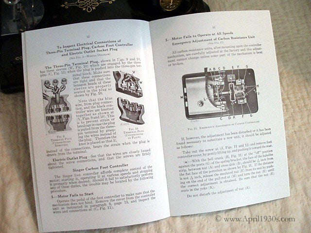 Manual, ADJUSTER'S for Singer Featherweight 221 (New) - Image 12