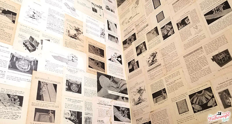 Ephemera, Singer Featherweight Paper, Collage & Decor Scrap Set of 15 - Image 4