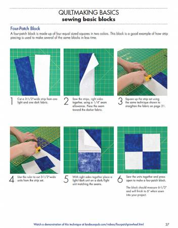 Pattern Book, Beginner's Guide to Quiltmaking - Image 6