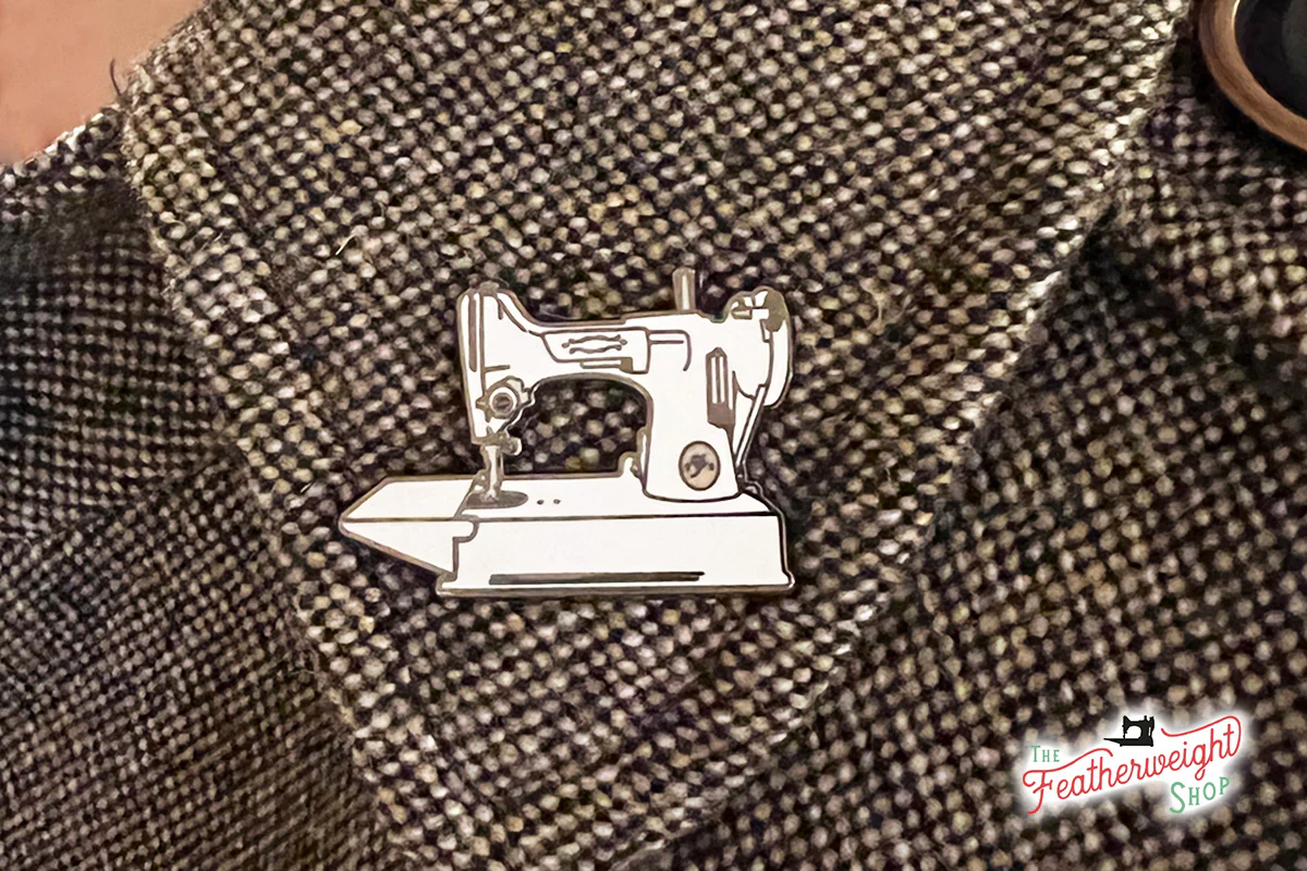 Lapel Pin - WHITE Featherweight - Image 3