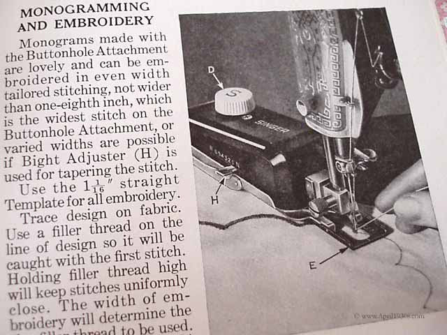 Machine Sewing Book, Singer 1948-1950 - Image 36