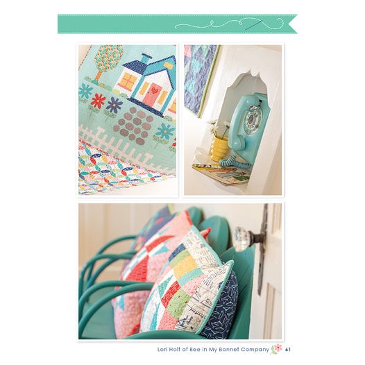 PATTERN BOOK, Quilter's Cottage by Lori Holt - Image 10