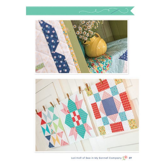 PATTERN BOOK, Quilter's Cottage by Lori Holt - Image 6