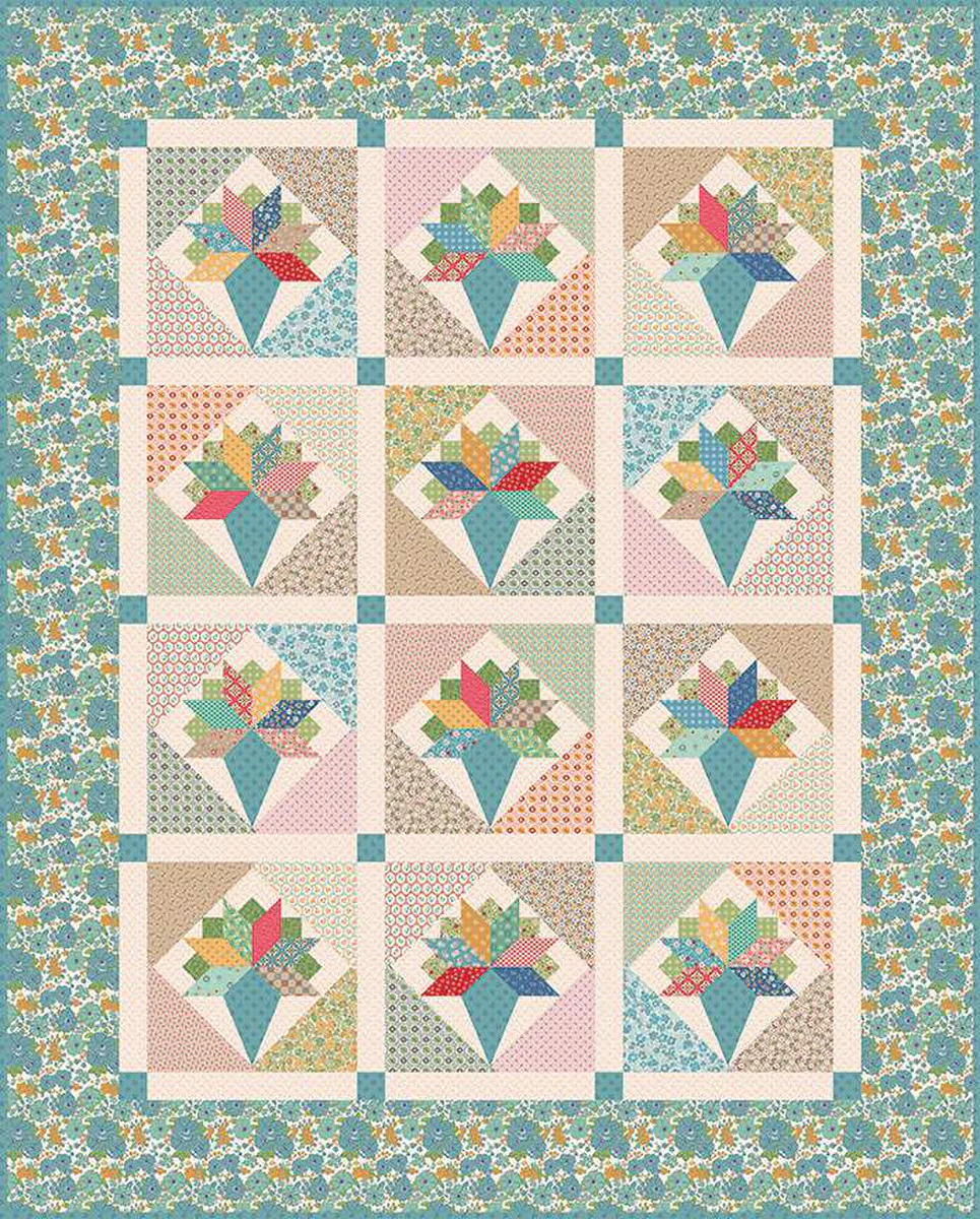 PATTERN, Spring Bouquets Quilt Pattern by Lori Holt - Image 2