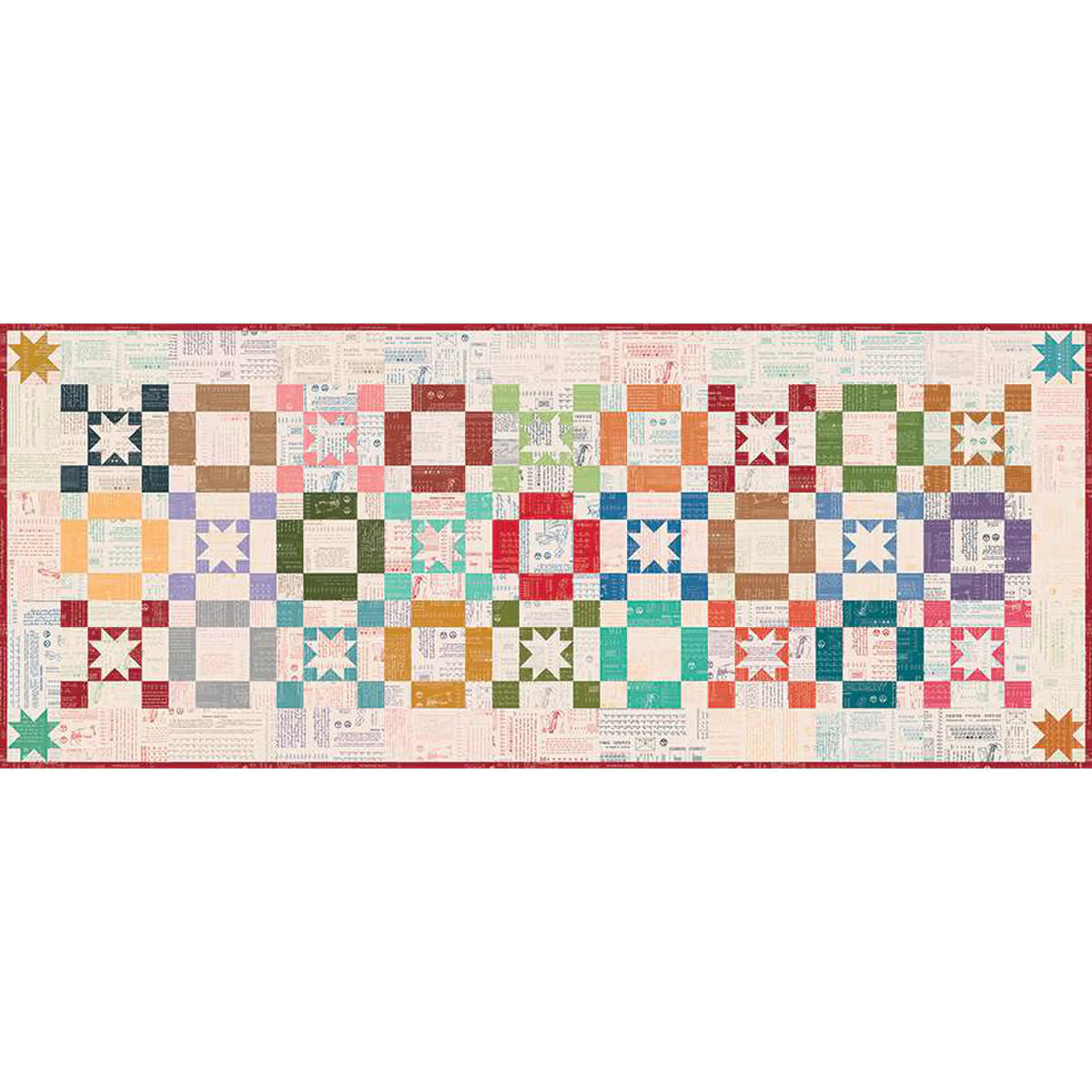 Pattern, Vice-Versa Quilt, Runner, and Pillow by Lori Holt - Image 4