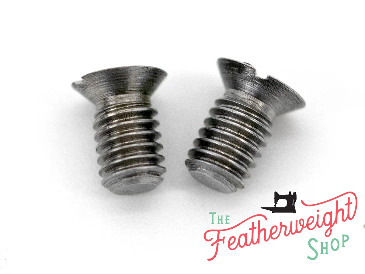 Screw, Singer Featherweight Stitch Length Indicator Screws - Set of 2 (Vintage Original) - Image 3