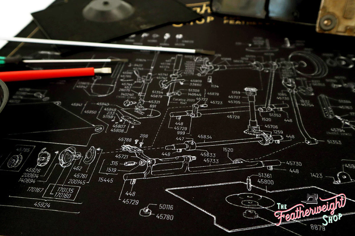 Servicing Mat, Featherweight Schematic - Image 6