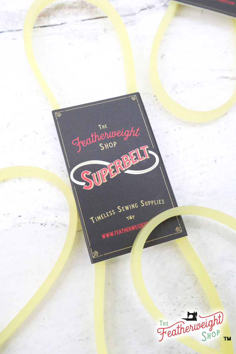 SUPERBELT, WHITE V-Belt for Singer Featherweight 221 or 222 - Image 4